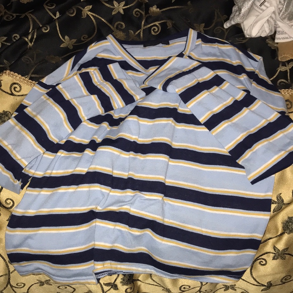 Striped Varisty Long Sleeve Tee